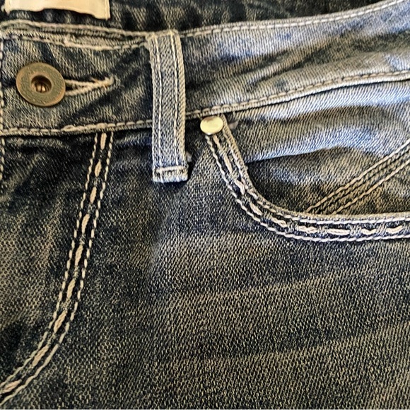 Vintage Like New Flared Distressed size 27 Antik Denim Jeans - Picture 7 of 9